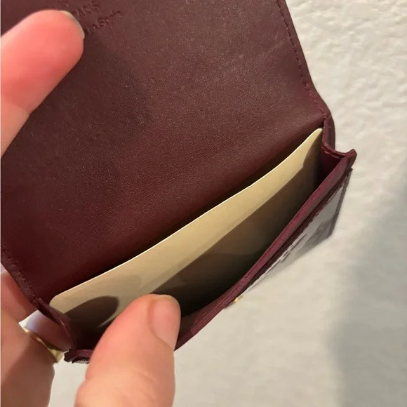 Louis Vuitton Amarante Burgandy Monogram Vernis Mini Card Holder Wallet - Picture 5 of 6